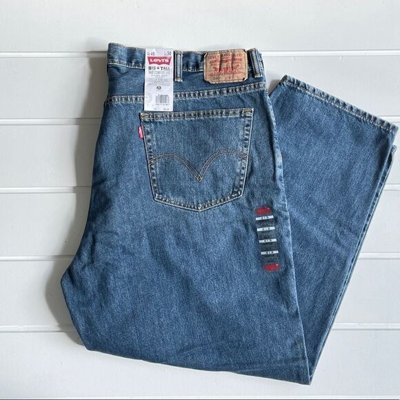 New With Tags Levi’s 560 46 x 30 Comfort Fit Tapered Leg Medium Wash Jeans - Picture 3 of 11